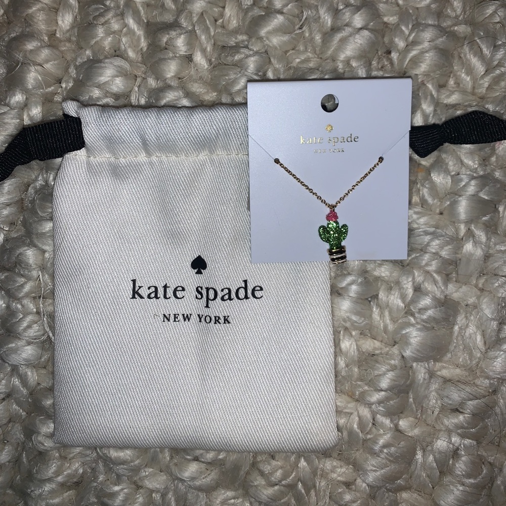 NWT Kate Spade Cactus Necklace